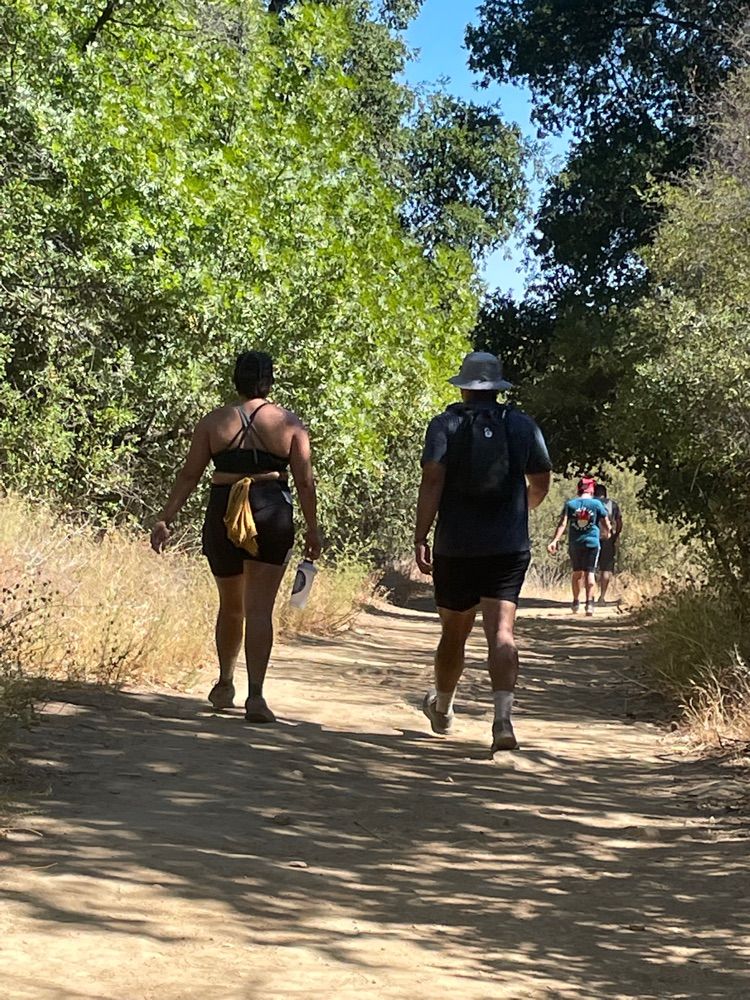Hiking at Towsley canyon
