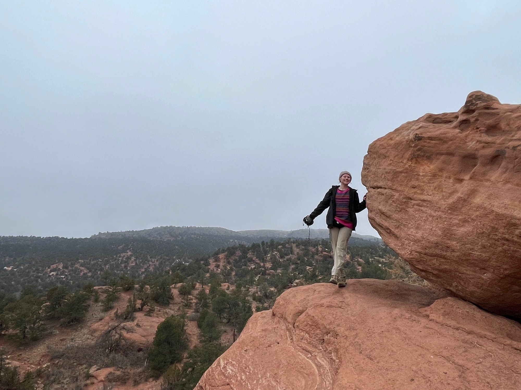 Miranda’s snowy garden hike