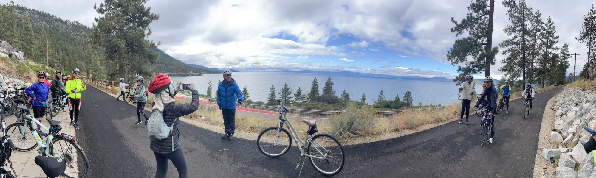 ROL cycling in Lake Tahoe