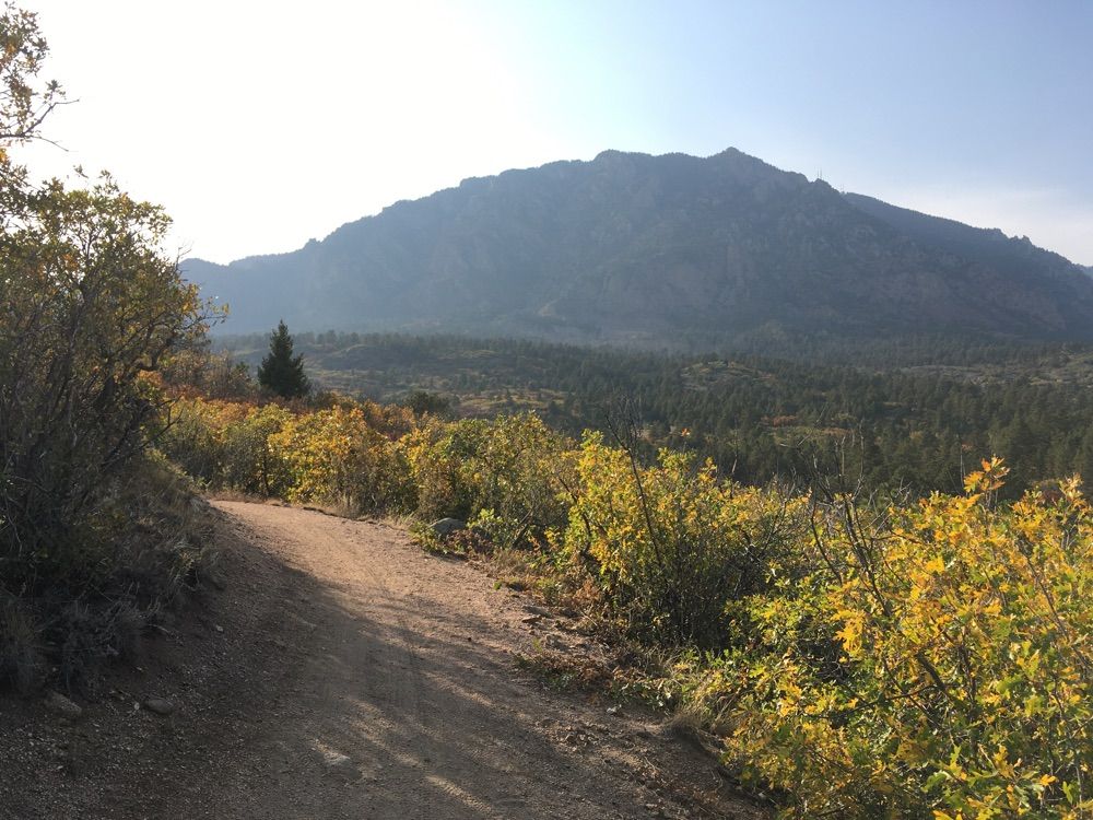 Finished our 100 miles in Cheyenne Mtn State Park!